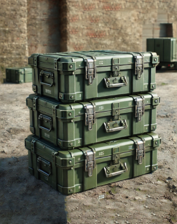 Военная тара отличается высокой прочностью и устойчивостью к механическим повреждениям, поскольку она предназначена для перевозки оружия, боеприпасов и других специфических грузов.